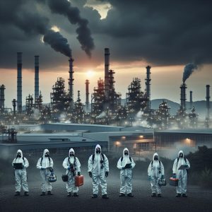 poluare industrială teren