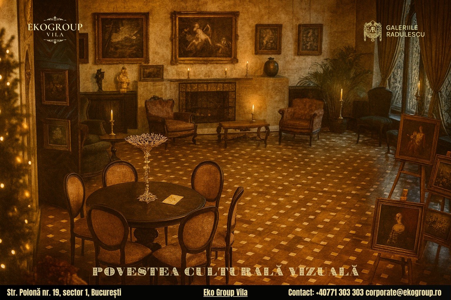 Povestea Crăciunului în anii ’30 la Eko Group Vila: o sărbătoare între artă și istorie